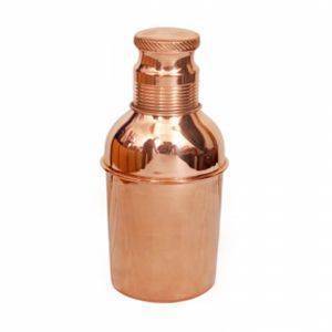 Tactware Copper Heavy Gauge Leak Proof Wine Thermos Bottle  Shape New Design Pure Copper water Bottle, 1000ml