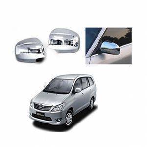 AUTO ATTIRE Premium Quality Innova Chrome Plated Mirror Cover Type 3