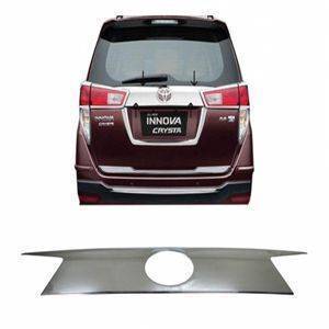 AUTO ATTIRE Premium Quality Chrome Plated Rear Number Plate Chrome Emblem for Toyota Innova Crysta