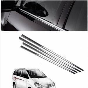 AUTO ATTIRE Premium Quality Innova Chrome Plated Window Garnish / Lower Garnish / Half Door Garnish
