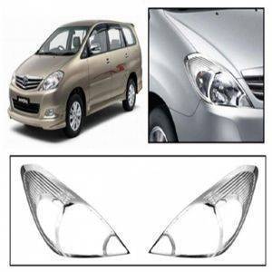 AUTO ATTIRE Premium Quality Innova Chrome Plated Head Light Cover 2005- 2009