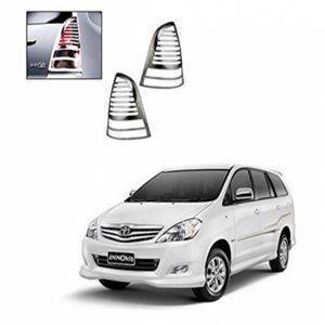 AUTO ATTIRE Premium Quality Innova Chrome Plated Tail Light Cover  Type 2
