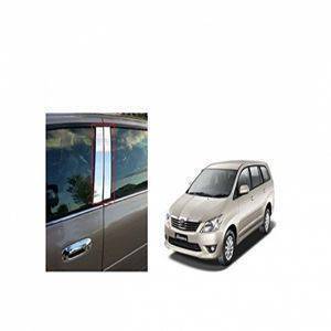 AUTO ATTIRE Premium Quality Innova Chrome Plated Pillar Cover