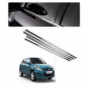 AUTO ATTIRE Premium Quality Swift Chrome Plated Window Garnish / Lower garnish / Half Door Garnish
