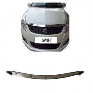 AUTO ATTIRE Premium Quality Swift Chrome Plated Bonnet Bornet Patti Garnish 