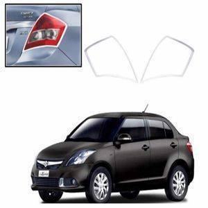 AUTO ATTIRE Premium Quality Swift Dzire / Dezire Chrome Plated Tail Light Cover (2015-2016)