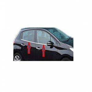 AUTO ATTIRE Premium Quality Duster Chrome Plated Window Garnish / Lower Garnish / Half Door Garnish (04 Pcs)