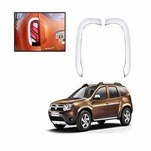 AUTO ATTIRE Premium Quality Duster Chrome Plated Tail Light cover (02 Pcs)
