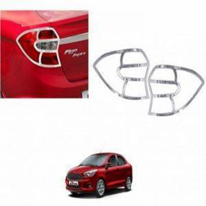 AUTO ATTIRE Premium Quality Figo Aspire Chrome Plated Tail Light Cover Garnish (04 Pcs)