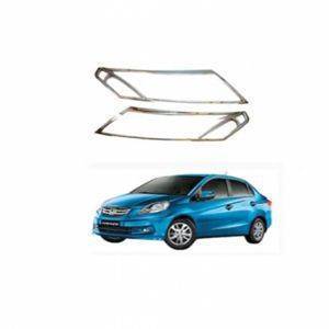 AUTO ATTIRE Premium Quality AMAZE Chrome Plated Head Light Cover Garnish (02 Pcs)