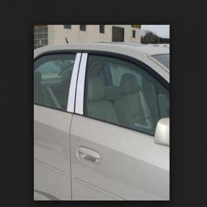 AUTO ATTIRE Premium Quality AMAZE Chrome Plated Pillar Cover (04 Pcs)