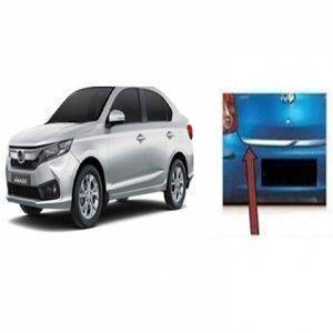 AUTO ATTIRE Premium Quality AMAZE 2018 Chrome Plated Back Rear Dicky Patti Garnish / Back Door Garnish / Trunk Lid Garnish (01 Pc)