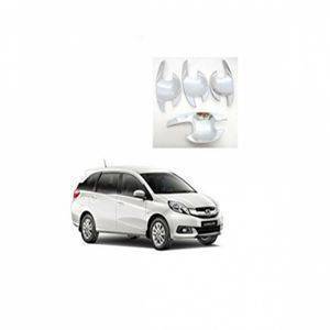 AUTO ATTIRE Premium Quality MOBILIO Chrome Plated Finger Bowl Guard Cover (04 Pcs)