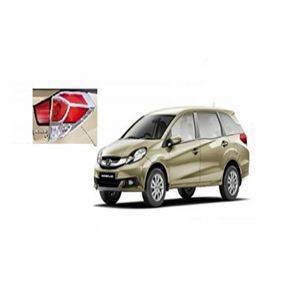 AUTO ATTIRE Premium Quality MOBILIO Chrome Plated Tail Light Cover Garnish (02 Pcs)