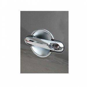 AUTO ATTIRE Premium Quality SUNNY Chrome Plated Finger Bowl Guard Cover (04 Pcs)