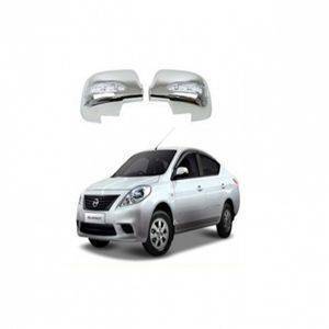 AUTO ATTIRE Premium Quality SUNNY Chrome Plated Mirror Cover (02 Pcs) 
