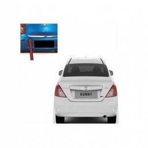 AUTO ATTIRE Premium Quality SUNNY Chrome Plated Back Rear Dicky Patti Garnish / Back Door Garnish / Trunk Lid Garnish (01 Pcs)
