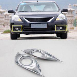 AUTO ATTIRE Premium Quality SUNNY Chrome Plated Fog Lamp Cover (02 Pcs)