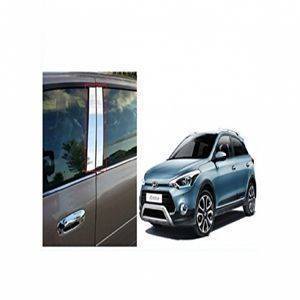 AUTO ATTIRE Premium Quality i20 ELITE Chrome Plated Pillar Cover (04 Pcs)