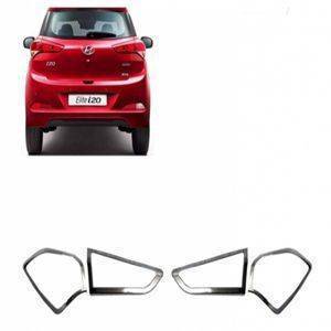 AUTO ATTIRE Premium Quality i20 ELITE Chrome Plated Tail Light Cover (02 Pcs)