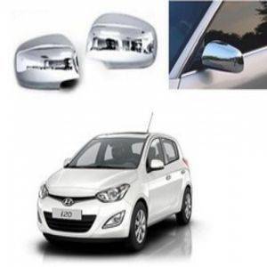 AUTO ATTIRE Premium Quality i20  OLD Chrome Plated Mirror Cover (02 Pcs)