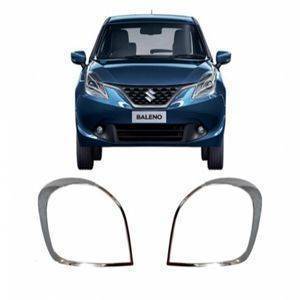 AUTO ATTIRE Premium Quality BALENO Chrome Plated Tail Light Cover (02 Pcs)