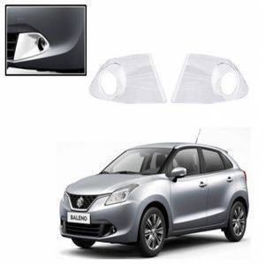 AUTO ATTIRE Premium Quality BALENO Chrome Plated Fog Lamp Cover (02 Pcs)