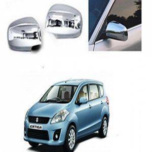 AUTO ATTIRE Premium Quality ERTIGA Old Chrome Plated Mirror Cover (02 Pcs)