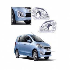 AUTO ATTIRE Premium Quality ERTIGA New Chrome Plated FOG LAMP Cover (02 Pcs)