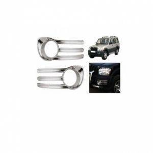 AUTO ATTIRE Premium Quality SCORPIO Chrome Plated FOG LAMP Cover (2009-2013) 02 Pcs