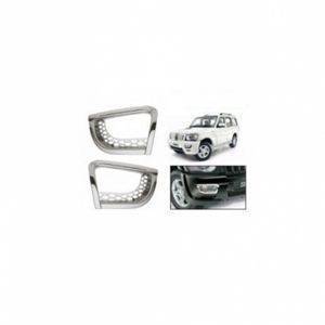 AUTO ATTIRE Premium Quality SCORPIO Chrome Plated FOG LAMP Cover (2014 Model) 02 Pcs