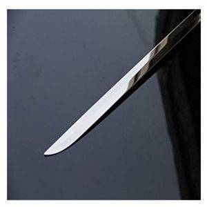 AUTO ATTIRE Premium Quality Alto Old Chrome Plated Back Rear Dicky Patti Garnish / Back Door Garnish / Trunk Lid Garnish (1 Pc)