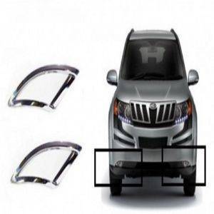 AUTO ATTIRE Premium Quality XUV 500 Chrome Plated Fog Lamp Cover