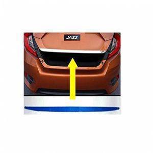 AUTO ATTIRE Premium Quality JAZZ Chrome Plated Back Rear Dicky Patti Garnish / Back Door Garnish / Trunk Lid Garnish (01 Pcs)
