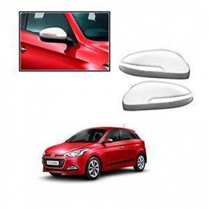 AUTO ATTIRE Premium Quality i20 ELITE Chrome Plated Mirror Cover (02 Pcs)