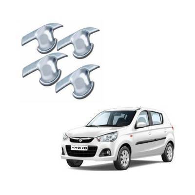 AUTO ATTIRE Premium Quality Alto K10 New Chrome Plated Finger Bowl Guard Cover