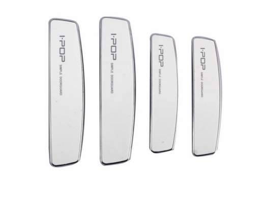 IPOP DOOR GUARD / I-POP DOOR GUARD / I POP DOOR GUARD for car WHITE (Universal - Suitable for all cars) (04 Pcs) 