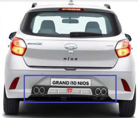 Diffuser With F1 Led Flasher For Hyundai I10 Nios