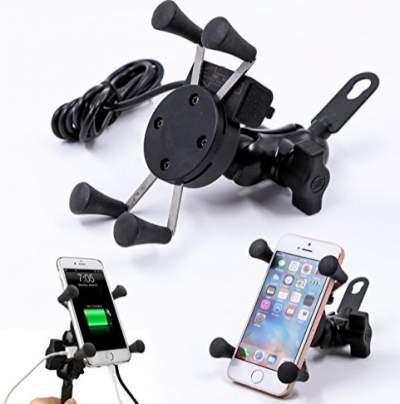 X- Grip Bike Phone Charger / Bike Mobile Stand / Bike Mobile Holder