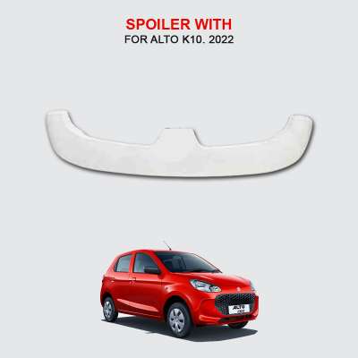 Alto K10 Rear upper spoiler with Light - ABS