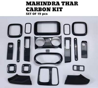 Black Chrome Combo Kit for Mahindra Thar | Garnish Accessories kit