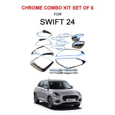 Verkoper Chrome Combo kit for Maruti Swift | Chrome car accessories 