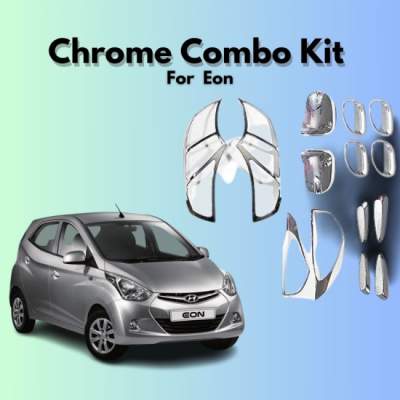  Verkoper Chrome Combo Kit for Hyundai Eon | Chrome Car Accessories (model 2011)