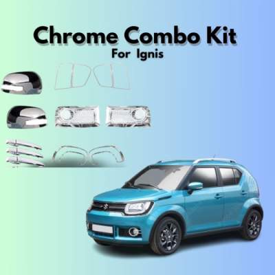  Verkoper Chrome Combo Kit for Maruti Ignis | Chrome Car Accessories 