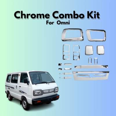  Verkoper Chrome Combo Kit for Maruti Omni | Chrome Car Accessories (model 2017)