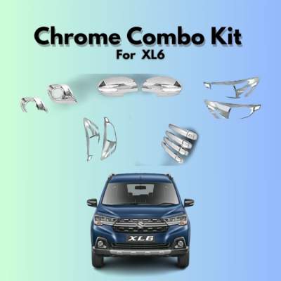  Verkoper Chrome Combo Kit for Maruti XL6 | Chrome Car Accessories (model 2019)