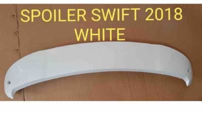 Maruti Swift Rear spoiler - White ABS