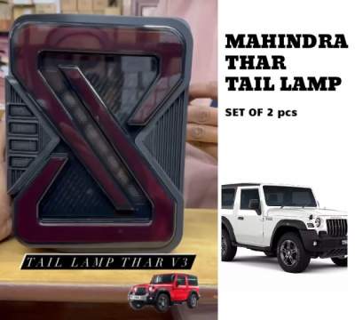 LED Tail light for Mahindra Thar Tail lamp / Back lamp - X Design