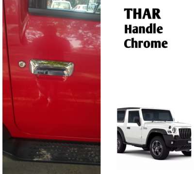 Chrome Door Handle Latch Cover - Mahindra Thar(Set of 4)